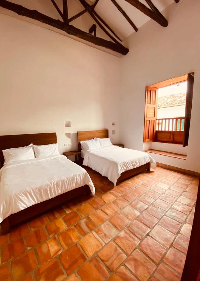 Hotel Casa Santo Domingo Guadalupe Santander Esterno foto