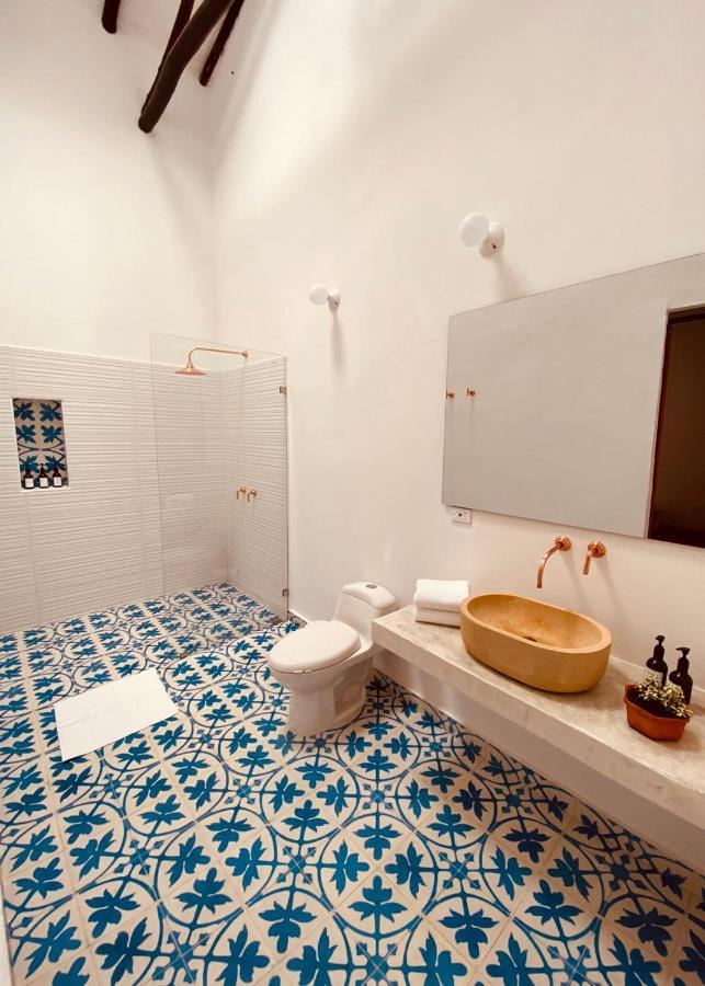 Hotel Casa Santo Domingo Guadalupe Santander Esterno foto